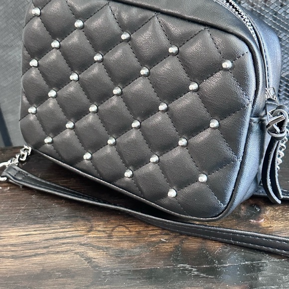 Rebecca Minkoff Black Studded Crossbody Bag Small EUC - Picture 1 of 11